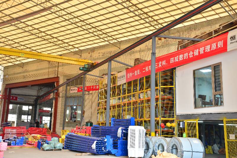 搭建二層閣樓貨架平臺的廠家車間